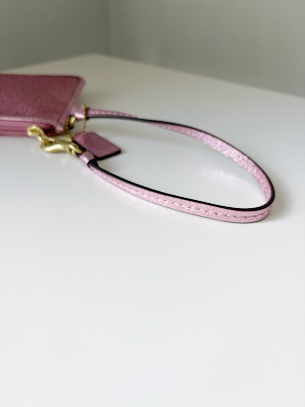 Coach Pink Glitter Wristlet - Picture 11 of 14